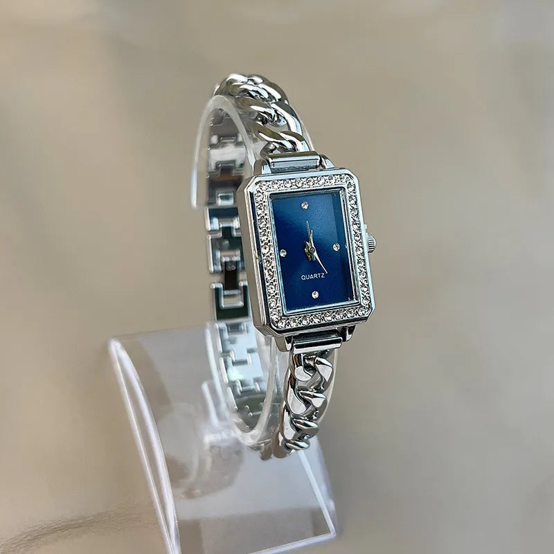 Simple Style Geometric Single Folding Buckle Quartz Women's Watches