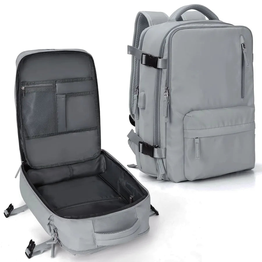 Solid Color Travel Daily Women's Backpack