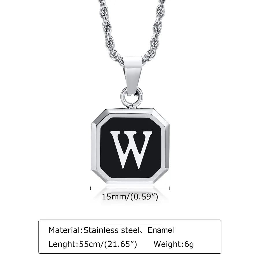 304 Stainless Steel Hip-Hop Enamel letter