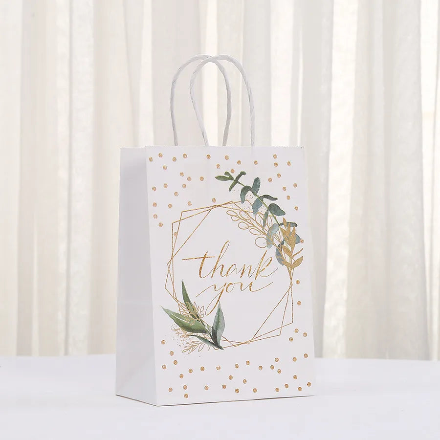 Cartoon Style Letter Kraft Paper Holiday Banquet Daily Gift Bags Party Supplies Gift Wrapping Supplies 1 Piece