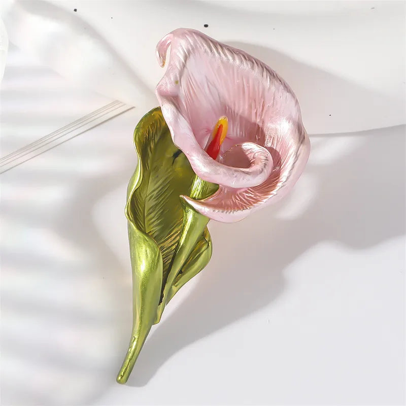 Elegant Romantic Simple Style Flower Alloy Women's Brooches