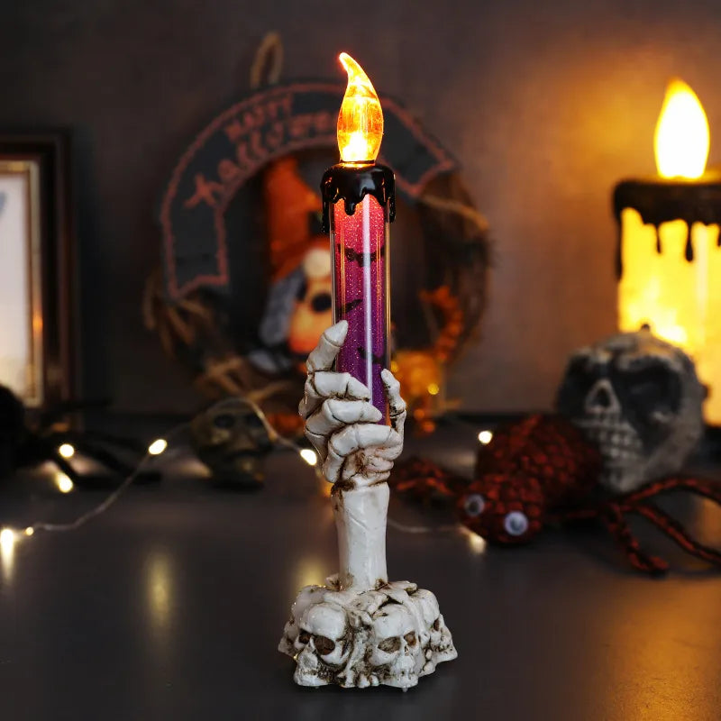 halloween funny skull plastic festival decorative props