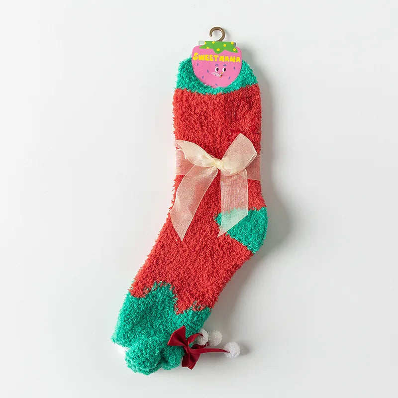 Sweet Women's Multicolor Polyester Ankle Socks 1 Piece