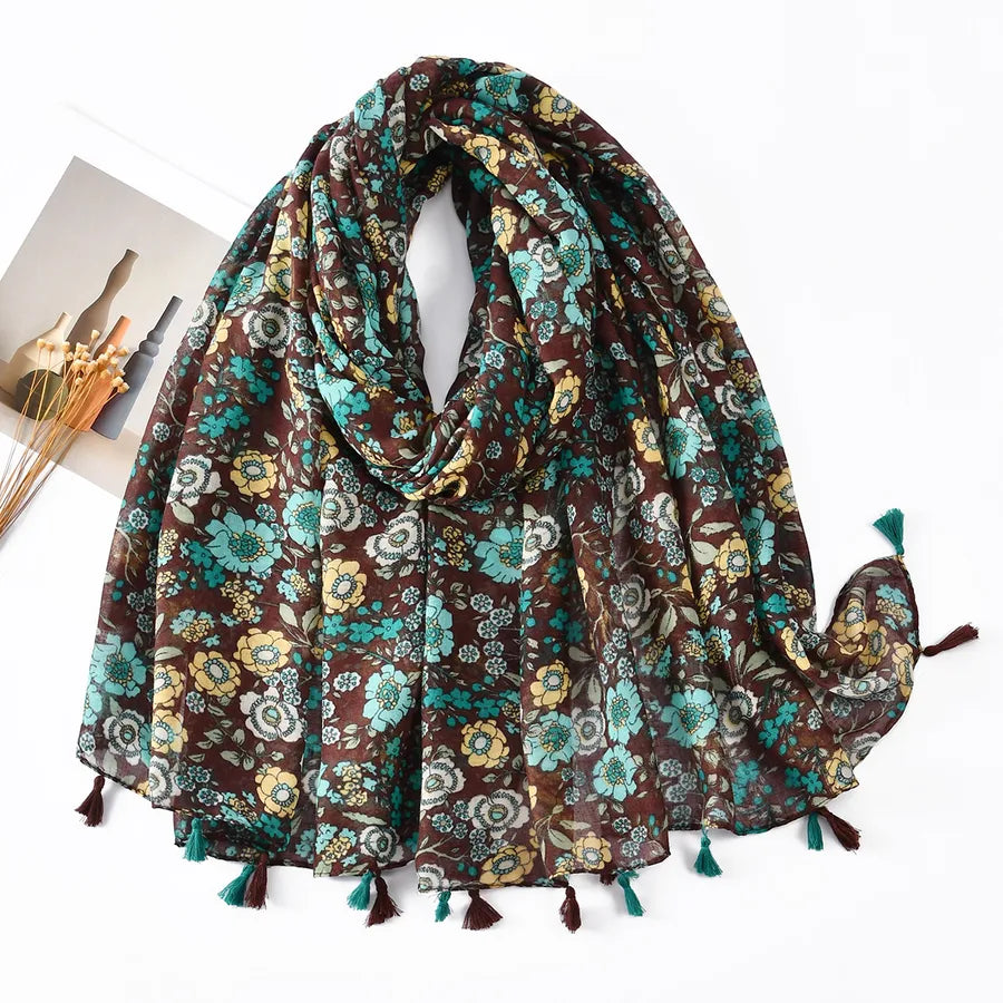 Women's Vacation Simple Style Animal Polyester Scarf