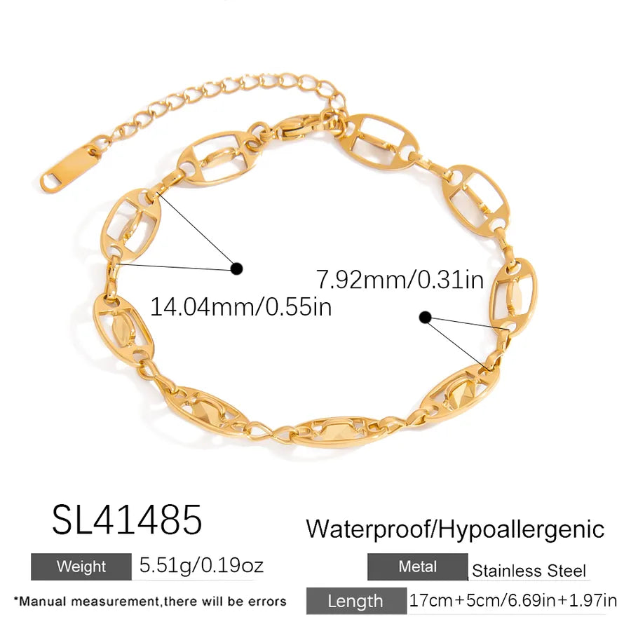 Elegant Luxurious Infinity 304 Stainless Steel Bracelets In Bulk