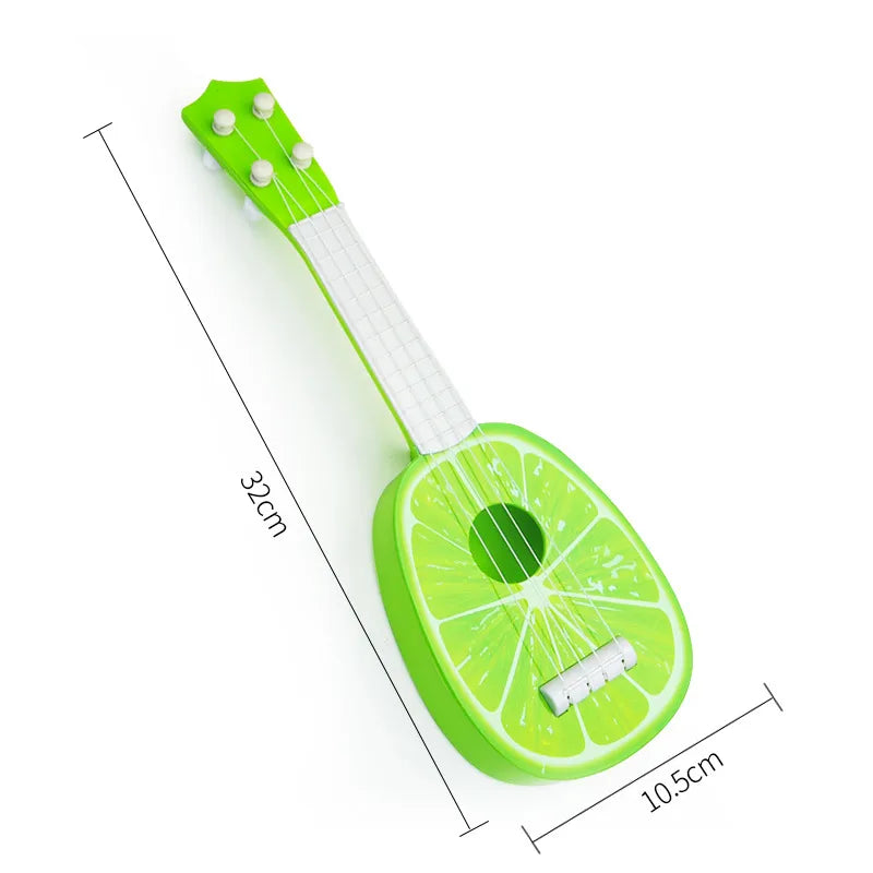 children's musical instrument peach watermelon lime plastic toys