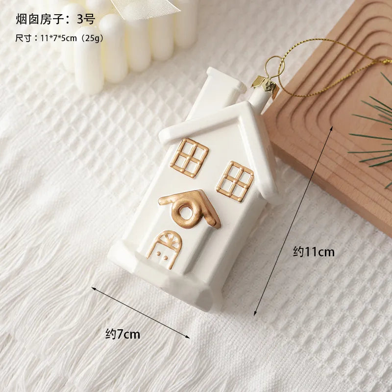 New Christmas Decorations Creative Snowflake Christmas Tree Hanging Ornaments Scene Arrangement Props Festive PVC Decoration