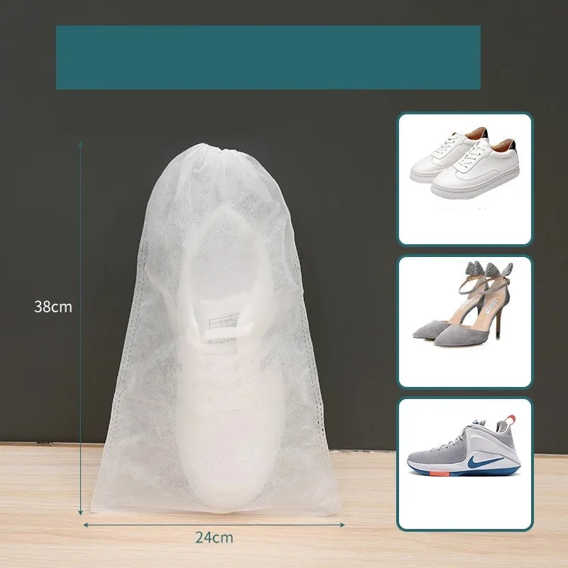 Simple Style Solid Color Nonwoven Storage Bag