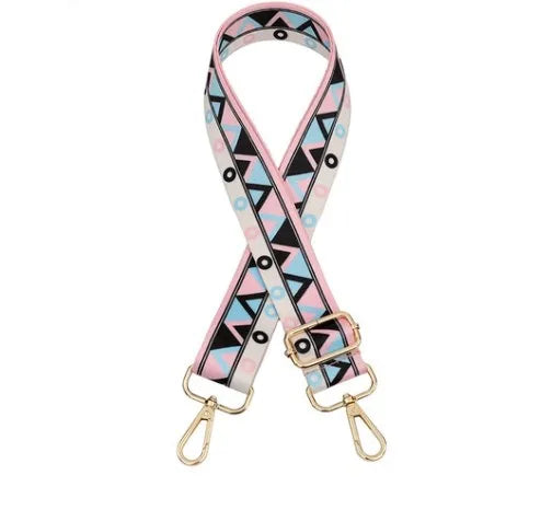 all seasons polyester geometric bag strap