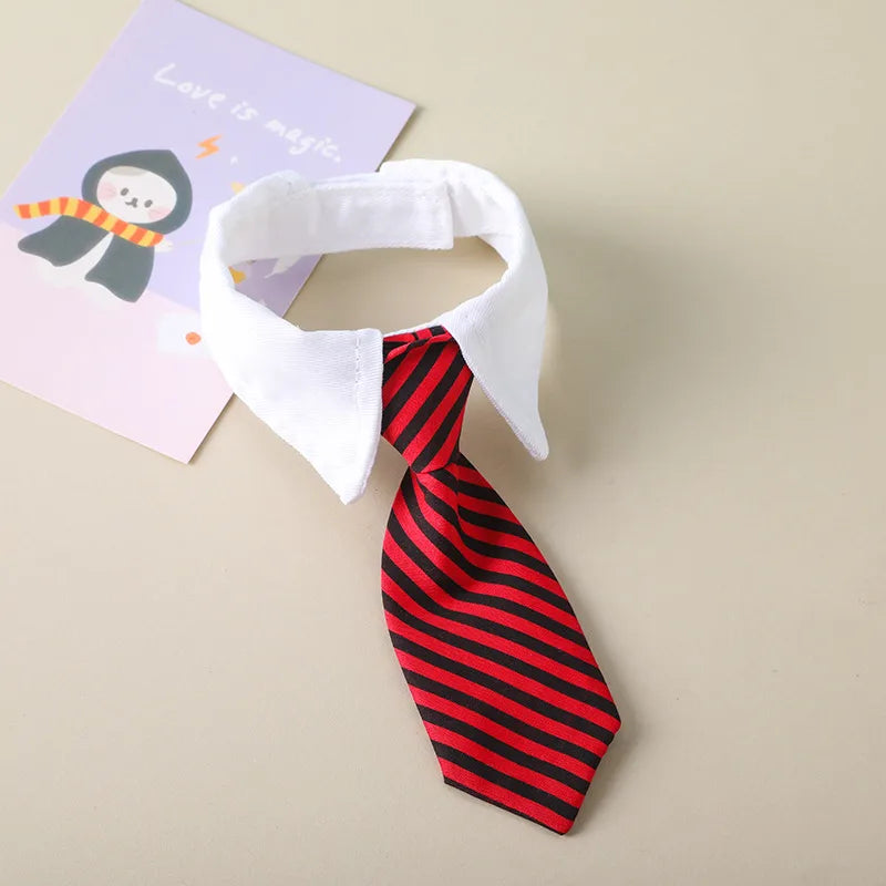 british style polyester stripe pet accessories