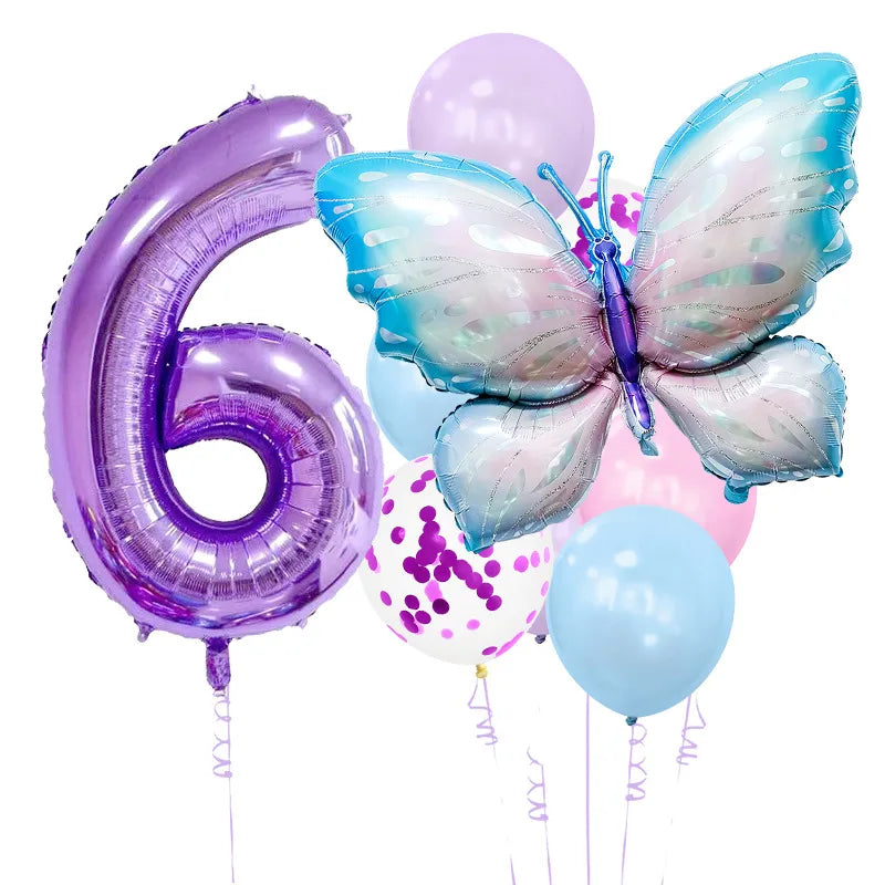 Birthday Simple Style Classic Style Color Block Aluminum Film Birthday Festival Balloons