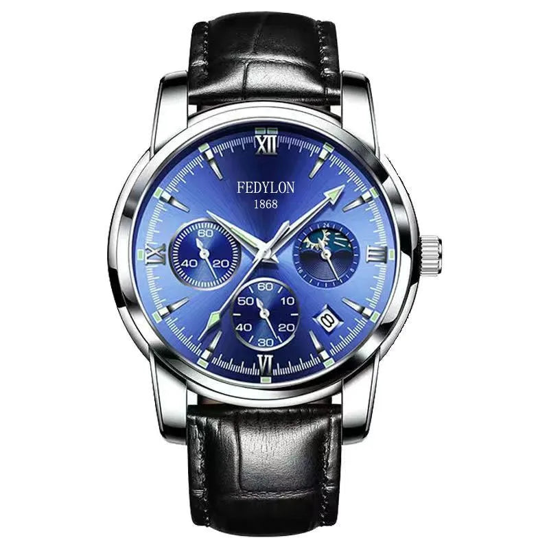 Vertiron Swiss Watch Men's Mechanical Watch Business Student Retro Genuine Top 10 Waterproof Quartz Men's Luminous