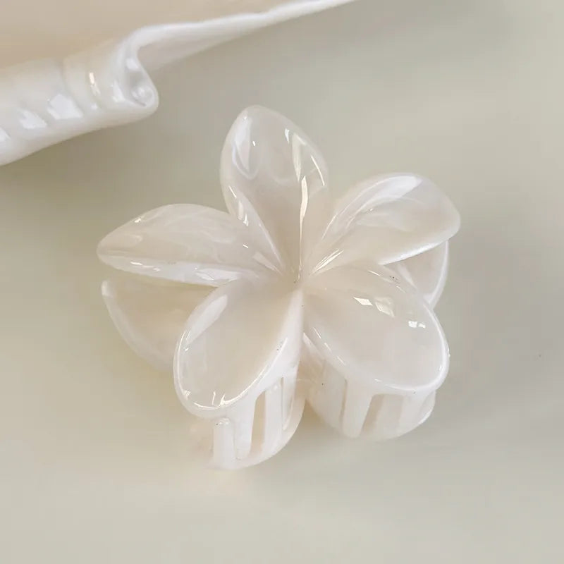 Casual Vacation Classic Style Women's Plumeria Acrylic Hair Claws