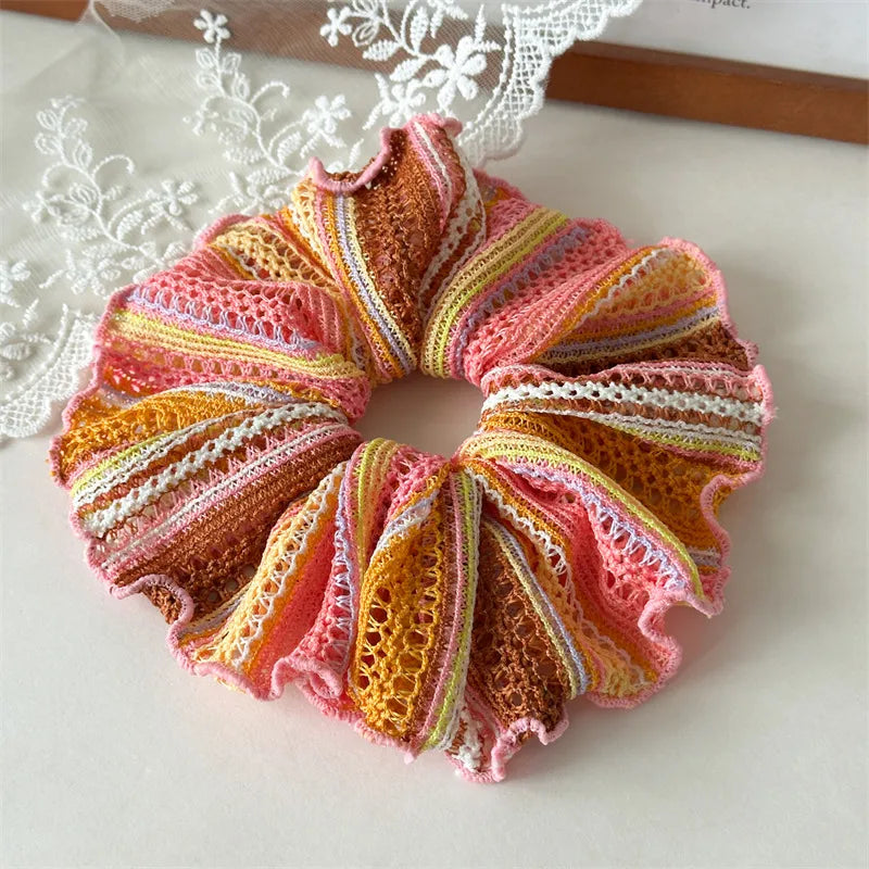 Elegant Lady Women's Multicolor Cloth Hair Tie