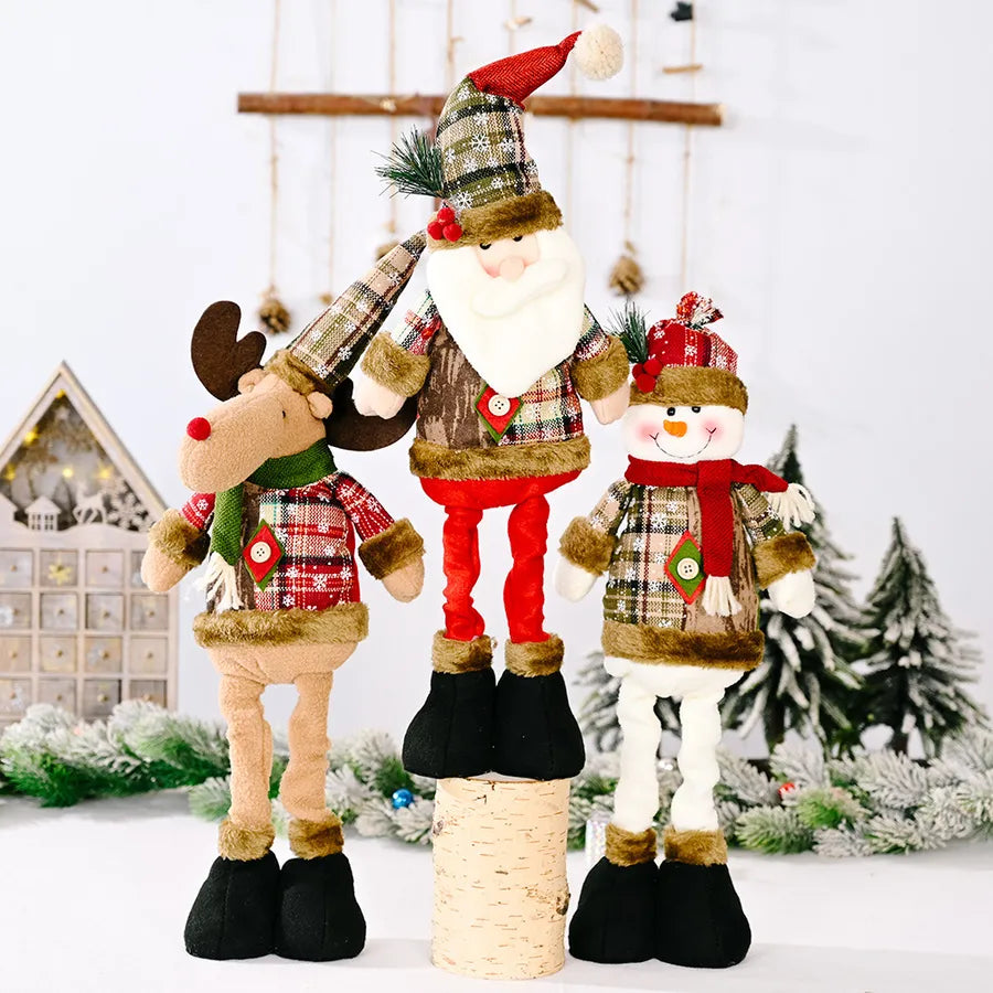 Christmas Cartoon Style Doll Party Street Ornaments