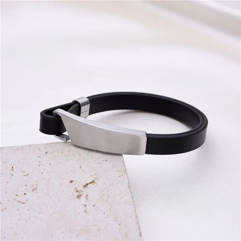 Simple Style Geometric 304 Stainless Steel Plating Unisex Bangle