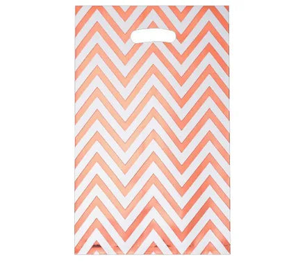 Birthday Simple Style Stripe Aluminum Film Birthday Festival Gift Wrapping Supplies Gift Bags