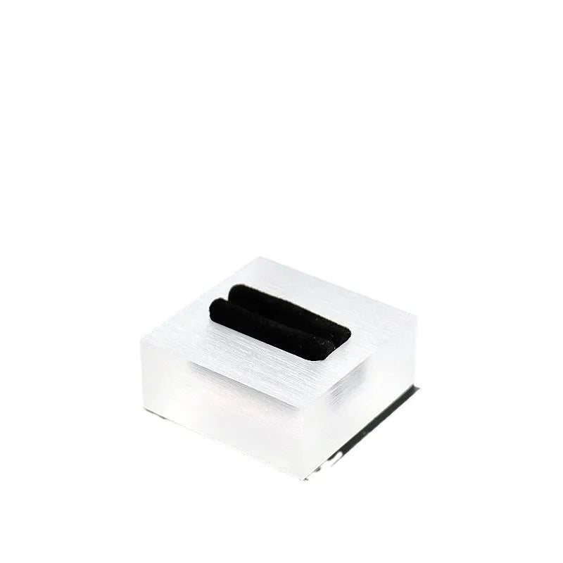 Acrylic Jewelry Ring Display Stand Shop Showcase Holder Base Props High-End Feeling Punched Out One-Piece Style Jewelry Accessory