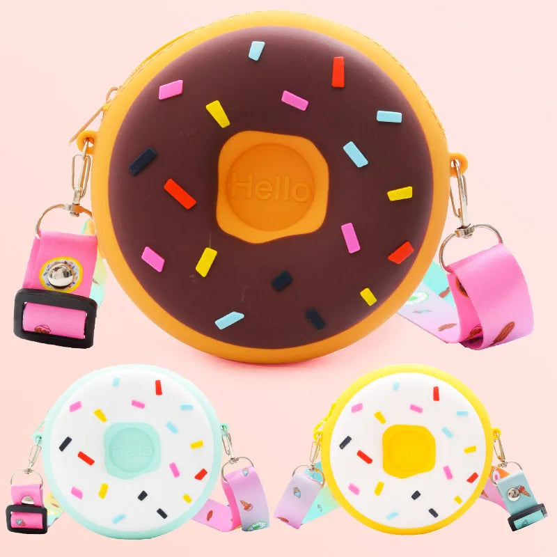 kid's small silica gel fashion coin purse