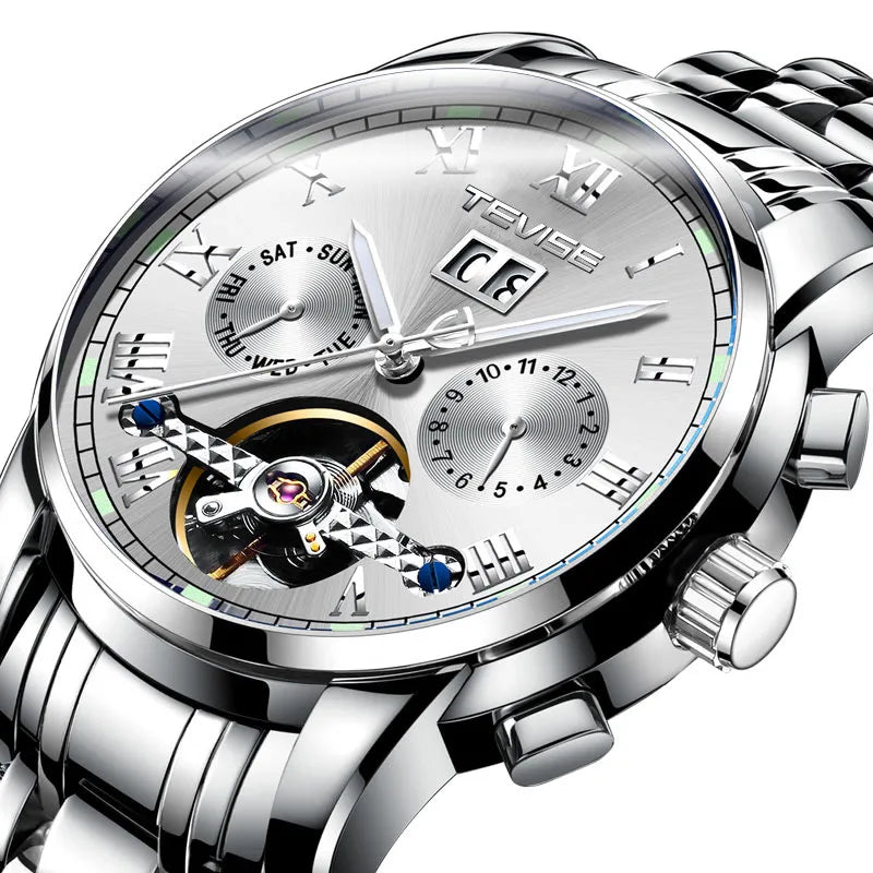 Swiss Tweis Famous watch Tourbillon watch Men's Fashion watch Mechanical watch Trendy Business watch