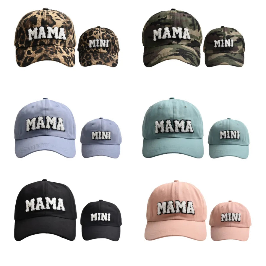 kid's women's streetwear letter curved eaves baseball cap