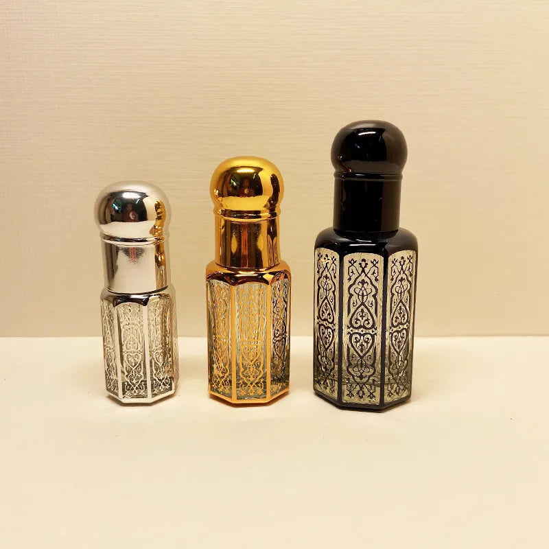 simple style geometric glass dropper subpacking bottle