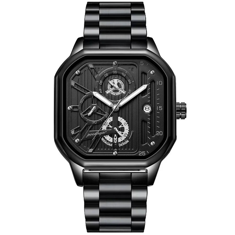 sports geometric buckle quartz men's watches