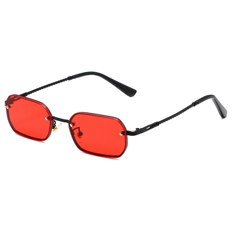 Vacation Simple Style Color Block Pc Square Full Frame Women's Sunglasses