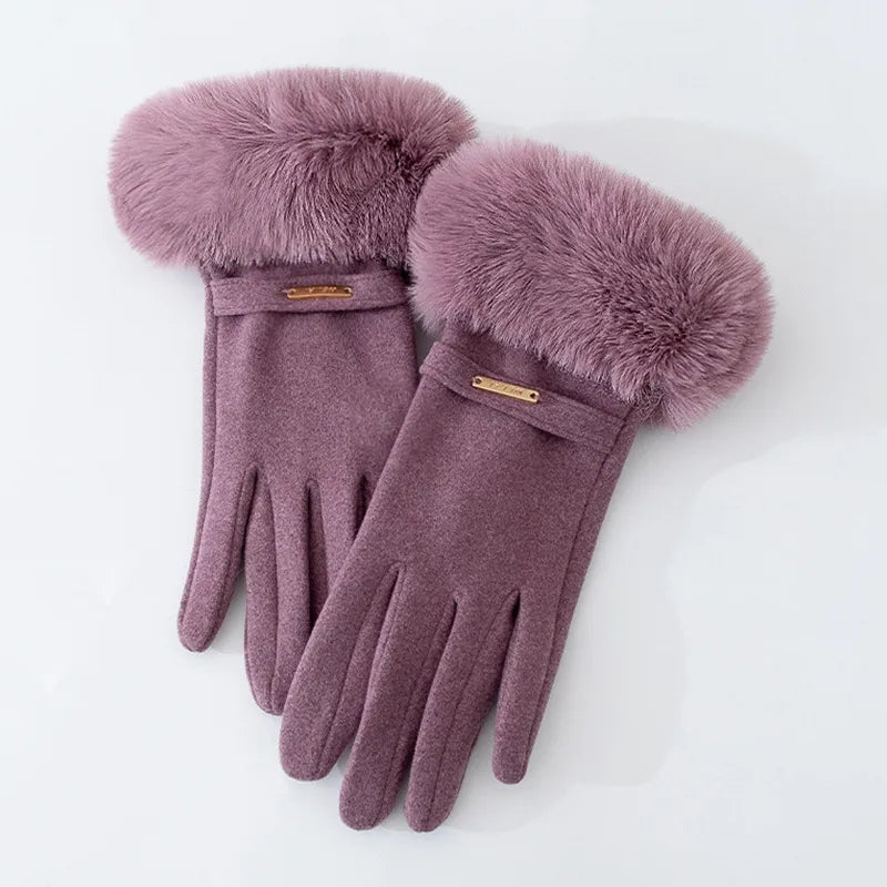 Women's Casual Elegant Simple Style Solid Color Gloves