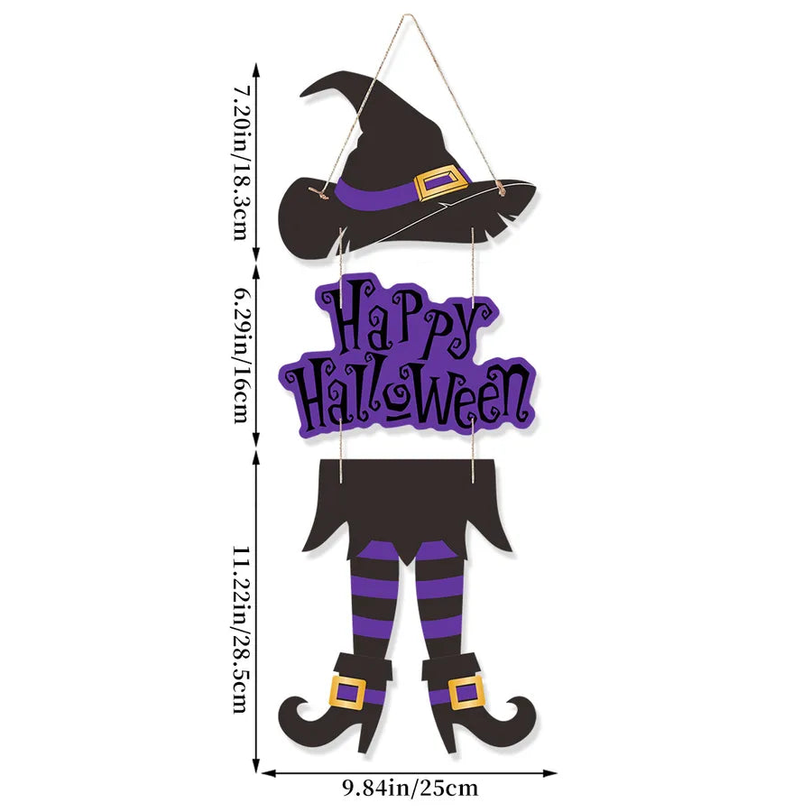 Halloween Party Decoration Yard Arrangement Customizable Door Hanging Ornament For Shopping Mall And Bar Halloween Festive Atmosphere