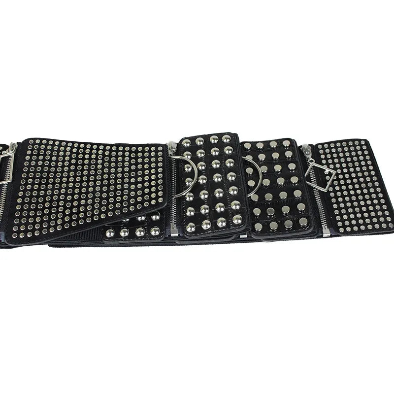 fashion solid color pu leather  women's corset belts