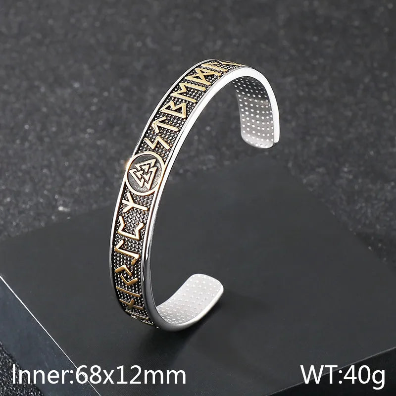 Simple Style Geometric 304 Stainless Steel 18K Gold Plated Men's Bangle Men Cuff & Bangle