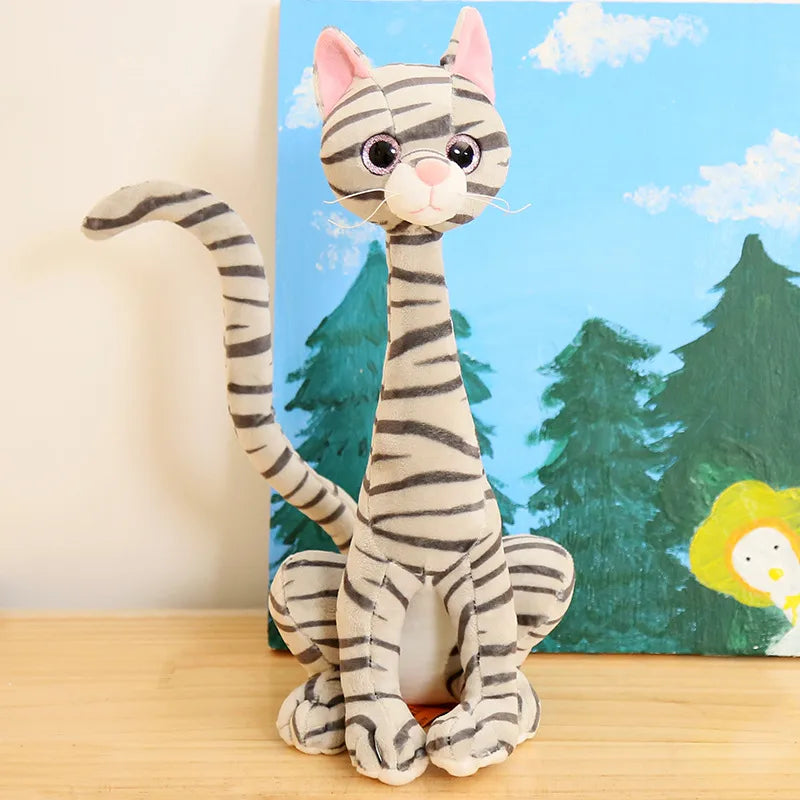 Simulation animal doll plush toy wholesale  lion puppy doll  tiger kitten cloth doll