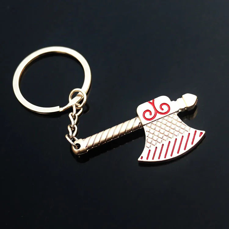 1 Piece Classic Style Axe Hammer Zinc alloy Unisex Bag Pendant Keychain