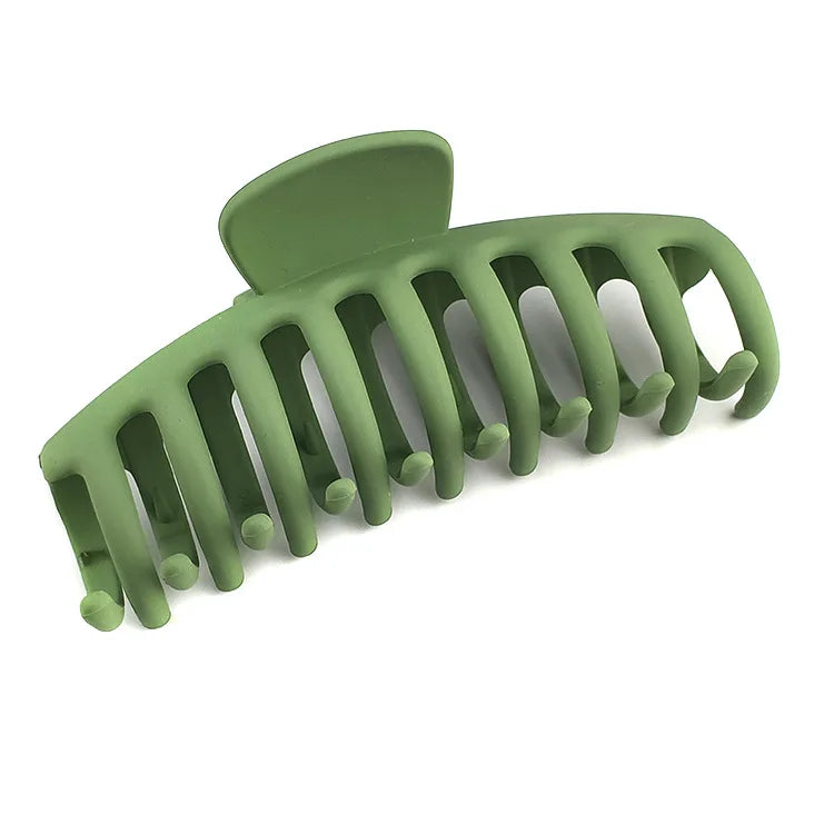Elegant Simple Style Women's Solid Color Plastic Resin Hair Claws