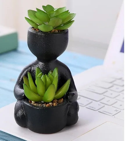 Casual Elegant Lady Geometric ceramics Vase Artificial Decorations