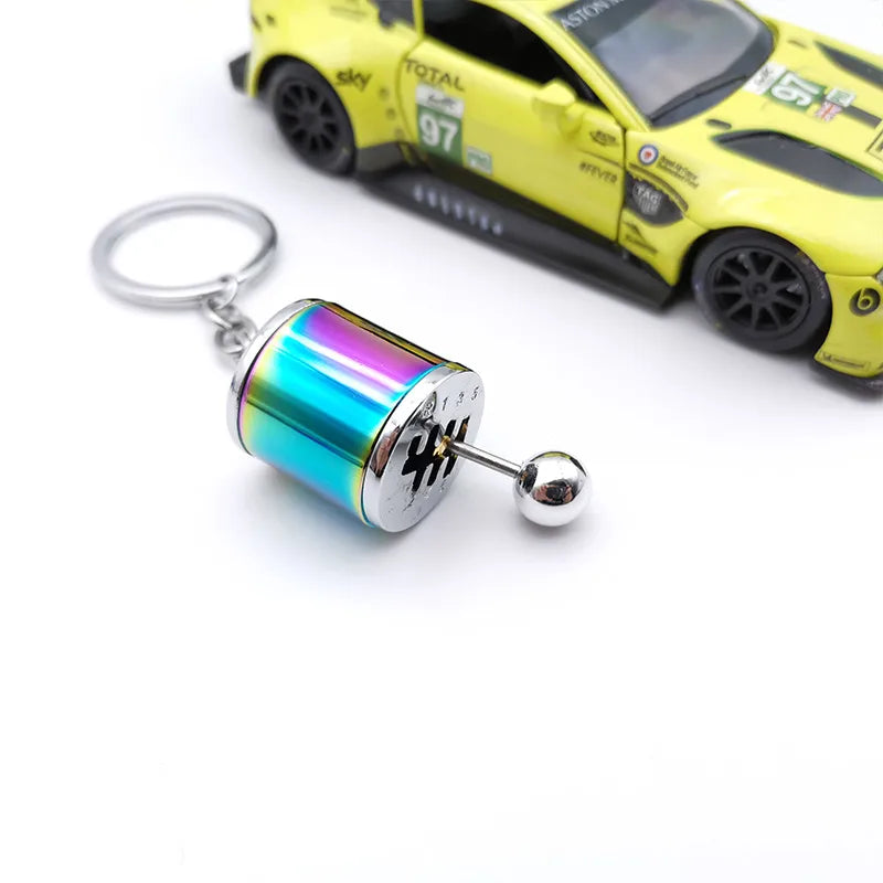 simple style brake disc turbine air filter zinc alloy unisex keychain