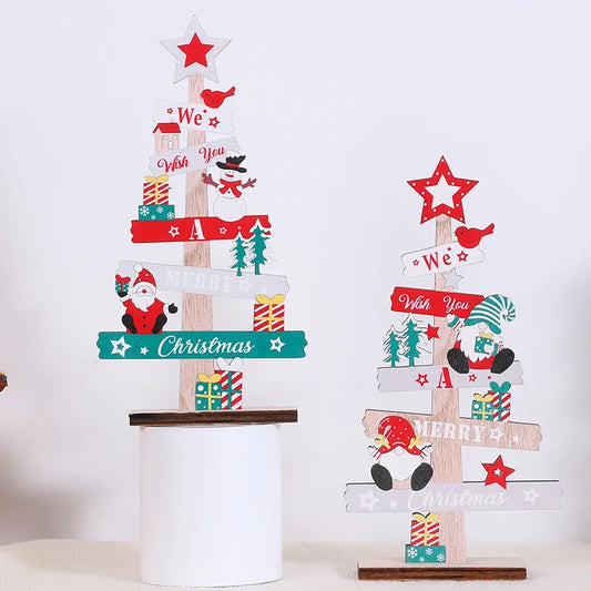 Christmas Cartoon Style Simple Style Letter Snowman Wood Holiday Festival Ornaments