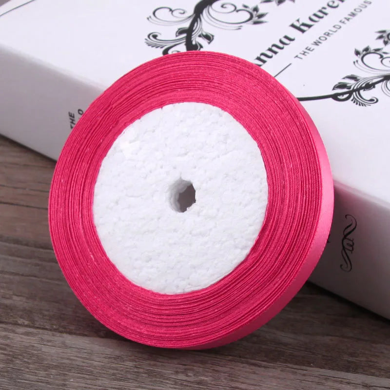 6mm Wide Ribbon Red Ribbon Fabric Ribbon 6mm Packaging Woven Hair Ribbon Thin Ribbon Headwear Hair Accessories Gold Line Ribbon