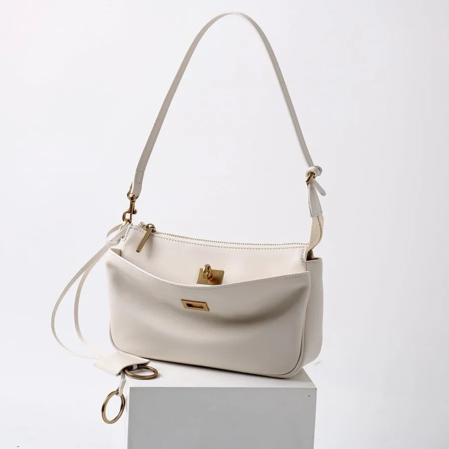 New Versatile  Women's Fashion Bag High Quality Leather Shoulder Underarm Crossbody Handbag High Sense
