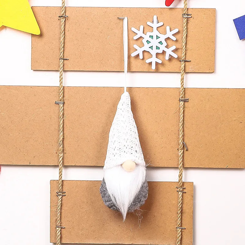 Christmas Cartoon Style Simple Style Classic Style Color Block Holiday Festival Hanging Ornaments