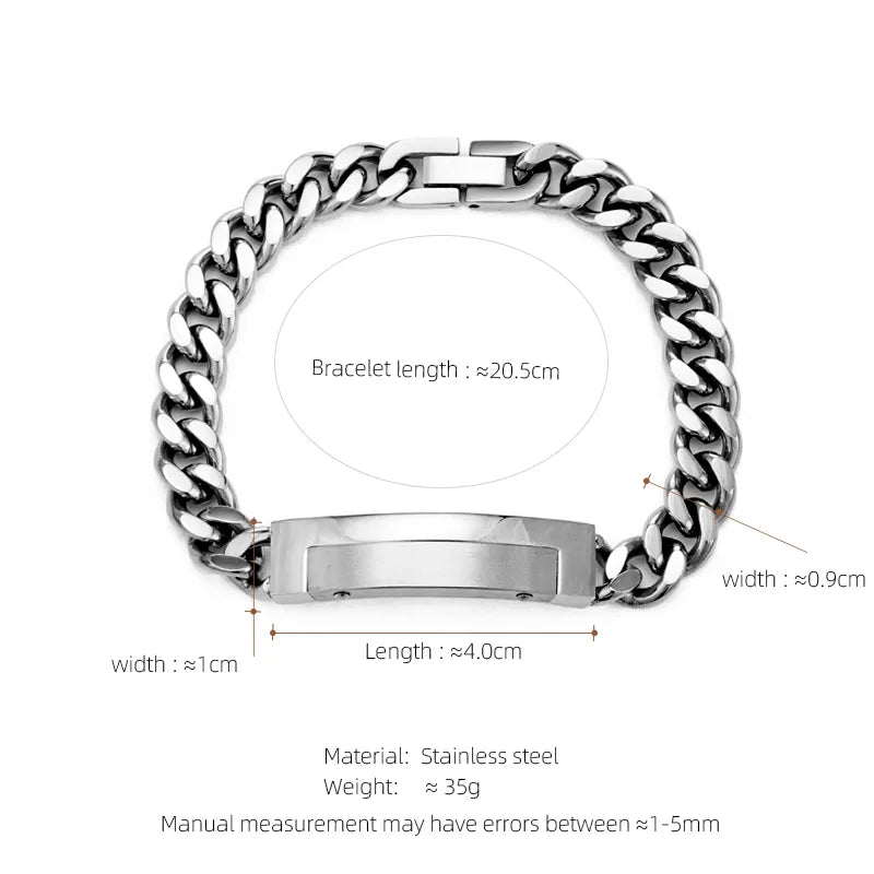 Casual Hip-Hop Punk Geometric 304 Stainless Steel 18K Gold Plated Unisex Bracelets