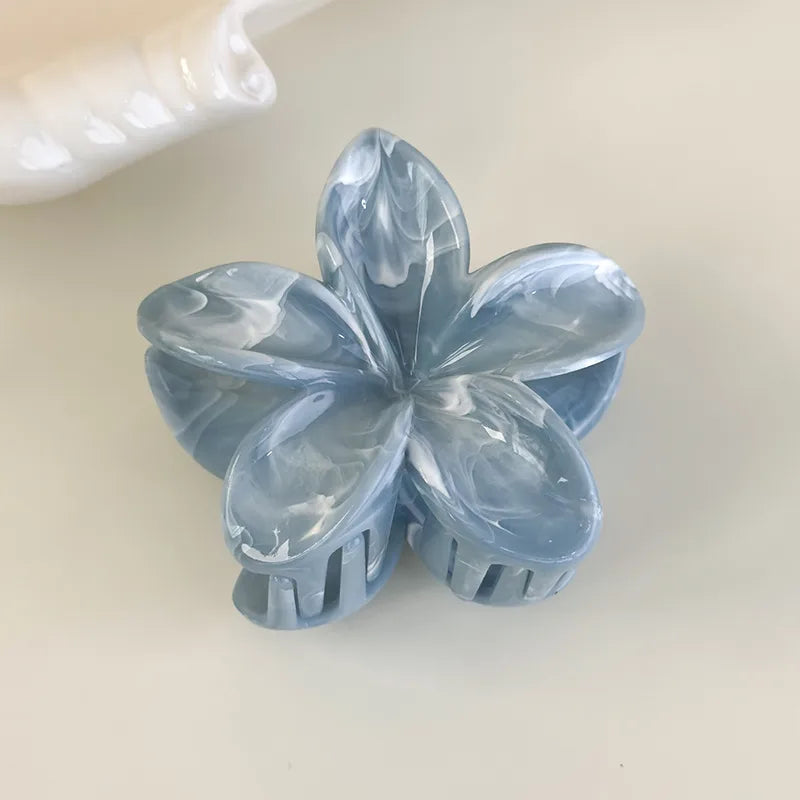 Casual Vacation Classic Style Women's Plumeria Acrylic Hair Claws