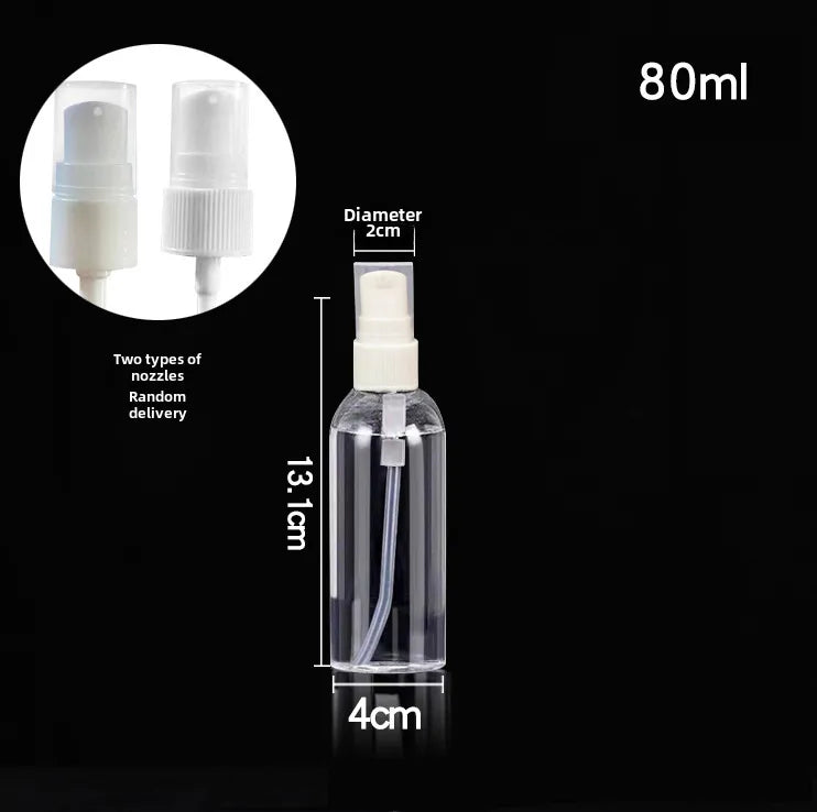PET Lotion Cosmetic Bottle Toner Hand Sanitizer Bottled Travel Set Press Pump Transparent Facial Cleanser Bottle