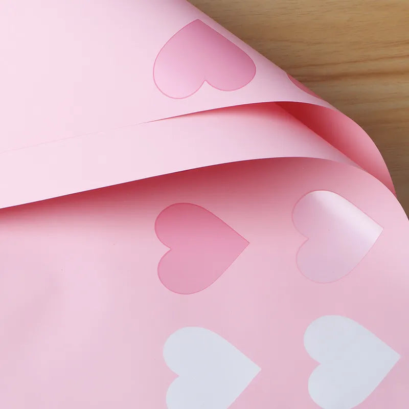 Casual Sweet Heart Shape Paper Date Festival Gift Wrapping Supplies Party Supplies Gift Wrapping Supplies 1 Set