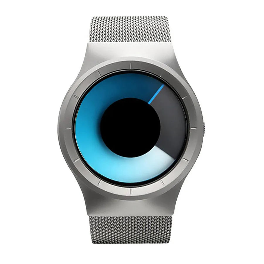 Sports Solid Color Single Folding Buckle Quartz Men's Watches