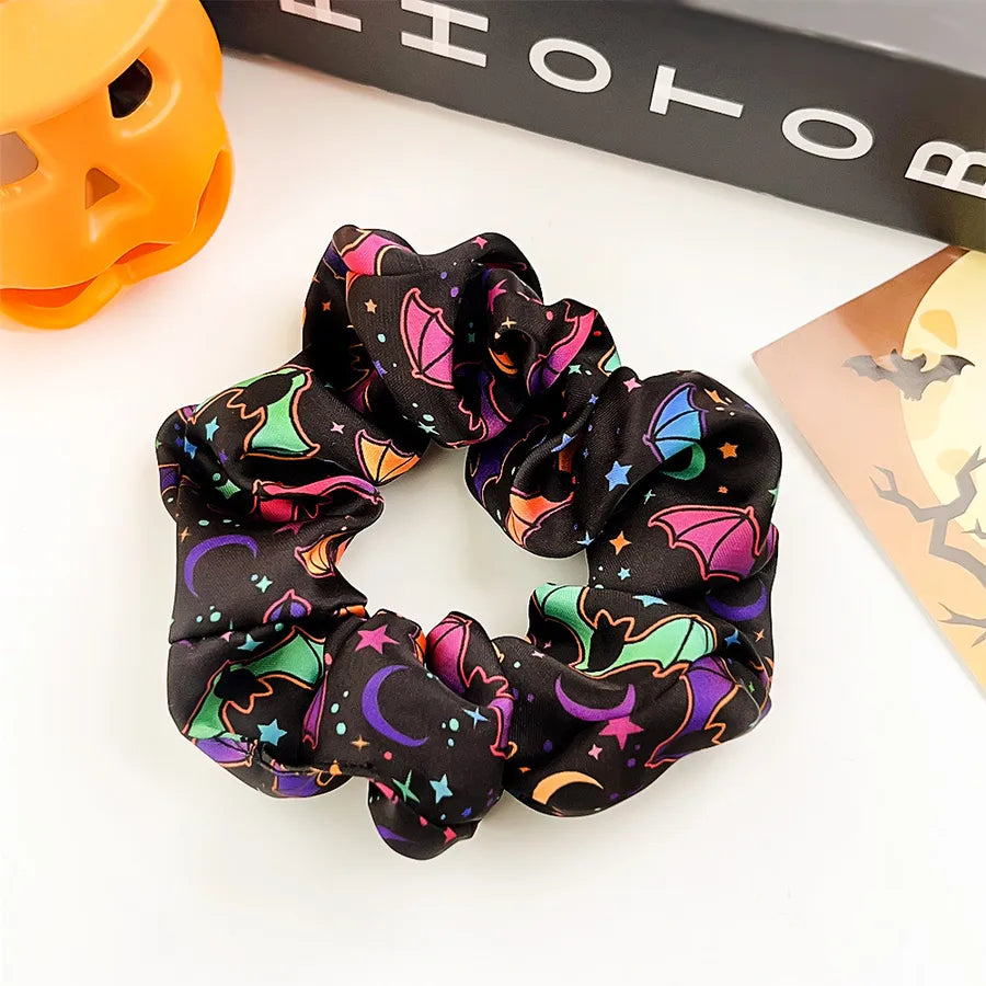 Halloween Pumpkin Skull Large intestine Elastic Hair Ties Festival Atmosphere Retro Classic Head Ropes European Style Design