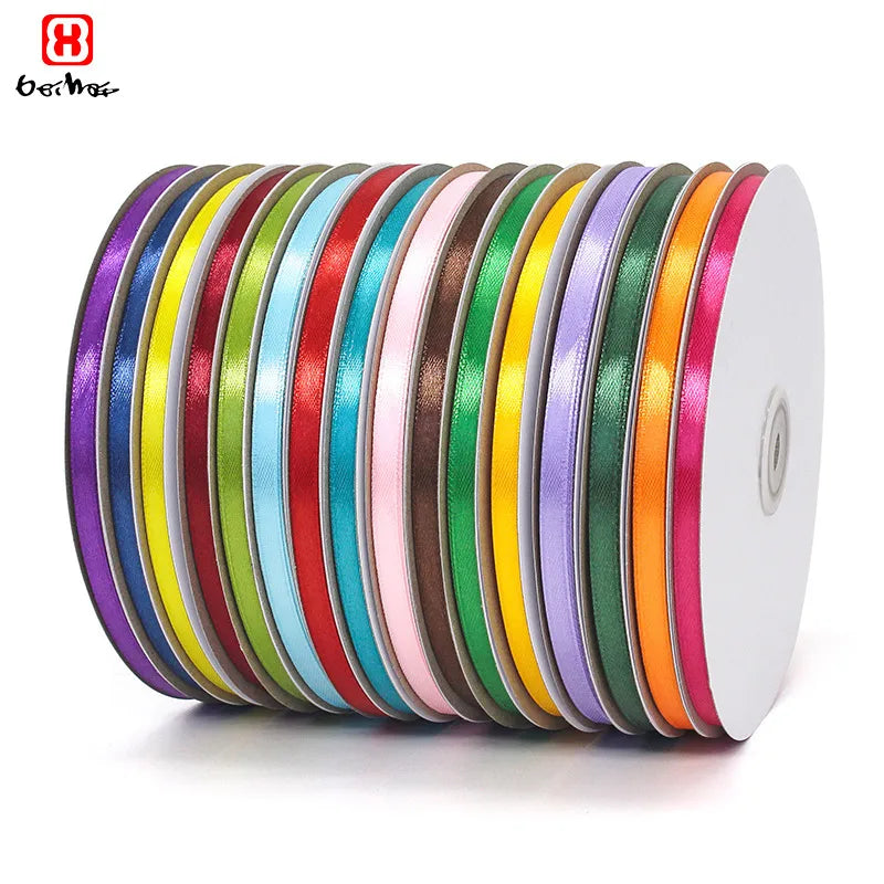 Classic Style Solid Color Polyester Wedding Birthday Party Supplies Gift Wrapping Supplies 1 Roll