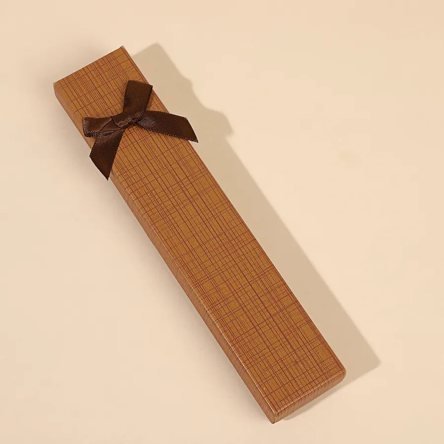 1 Piece Paper Classic Style Daily Solid Color Jewelry Boxes