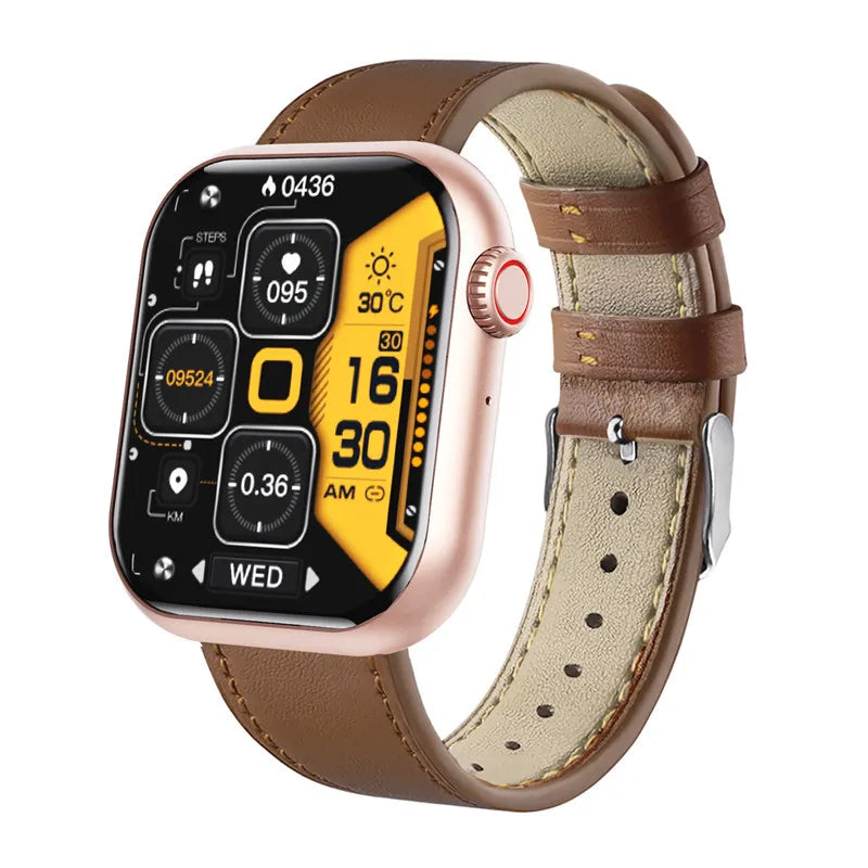 New  F57 smart watch Bluetooth call heart rate body temperature voice assistant smart bracelet sports watch